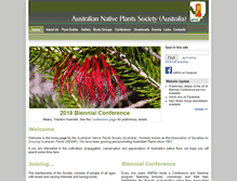 Tablet Screenshot of anpsa.org.au